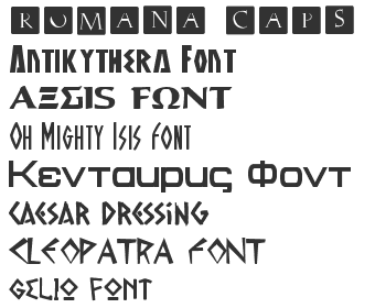 greek fonts for mac