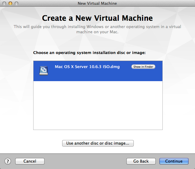 mac x 2003 vhd for virtualbox